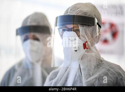 Berlin, Germany. 23rd Apr, 2020. Credit: Britta Pedersen/dpa-Zentralbild/ZB/dpa/Alamy Live News Stock Photo