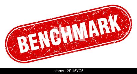 benchmark sign. benchmark grunge red stamp. Label Stock Vector