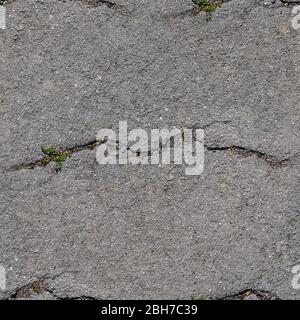 Seamless texture of old cracked asphalt surface Stock Photo