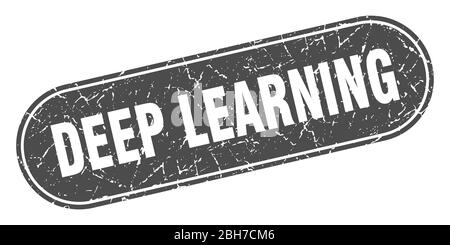 deep learning sign. deep learning grunge black stamp. Label Stock Vector