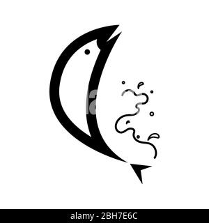 fish vector graphic design illustration template Stock Vector