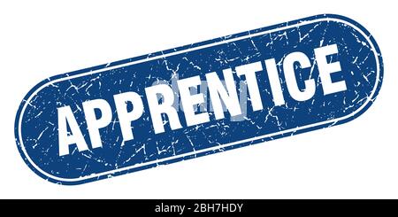 apprentice sign. apprentice grunge blue stamp. Label Stock Vector