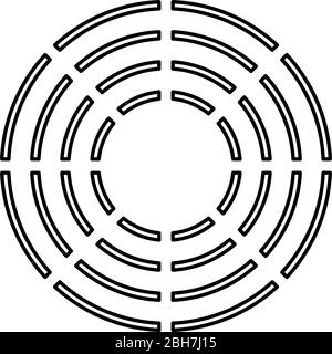 Ceramic hob symbol with 4 cooking surfaces vector illustration icon ...