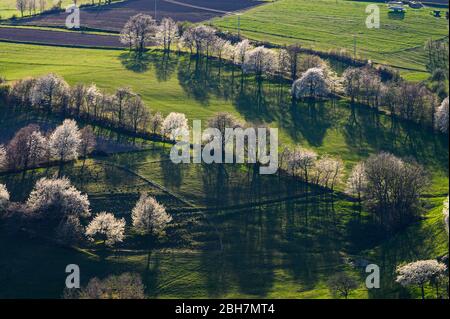 Majestic sunset in the mountains landscape. Dramatic sky. Carpathian, Europe. Beauty world. Stock Photo