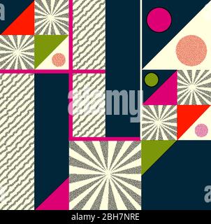 seamless abstract colorful design background Stock Photo