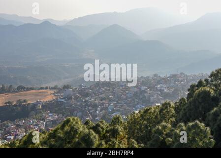 View at the town of Tansen in Nepal Stock Photo