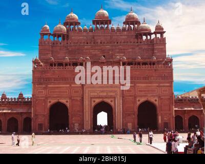 Jama Masjid at Fatehpur sikri Fort near Agra, India Stock Photo
