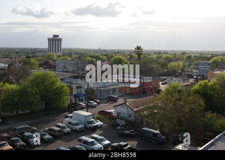 Laredo Texas USA, December 16, 2010: Overview of downtown Laredo, a city on the United States border with Mexico. Sister city Nuevo Laredo is just across the Rio Grande river. ©Bob Daemmrich Stock Photo