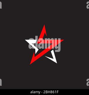 Star icon logo design for business company template Stock Vector