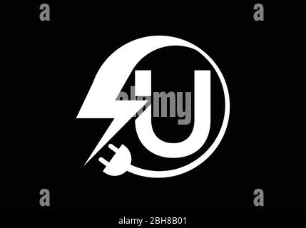 Electric logo and icon Vector design Template.Lightning Icon in Vector. Lightning Logo, Power Energy Logo Design Element, Stock Vector