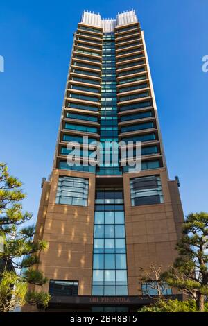 Japan, Honshu, Tokyo, Yurakucho, Hibiya, The Peninsula Hotel Stock Photo