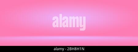 Abstact photographic Pink Gradient studio backdrop Background. Stock Photo