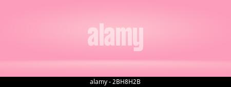 Abstact photographic Pink Gradient studio backdrop Background. Stock Photo