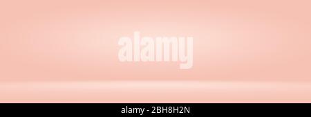 Abstact photographic Pink Gradient studio backdrop Background. Stock Photo