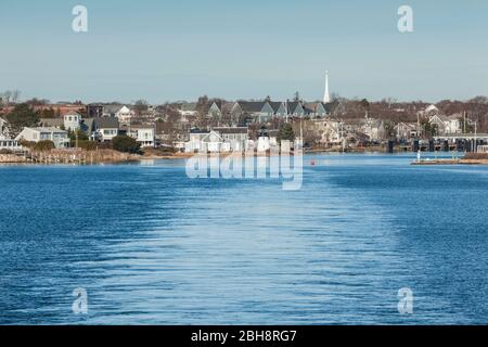 USA, New England, Massachusetts, Cape Cod, Hyannis, Hyannis Harbor Stock Photo
