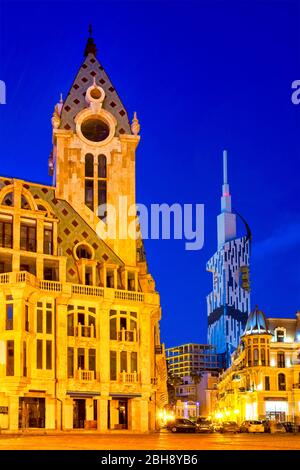 Europe Square, Batumi, Georgia Stock Photo