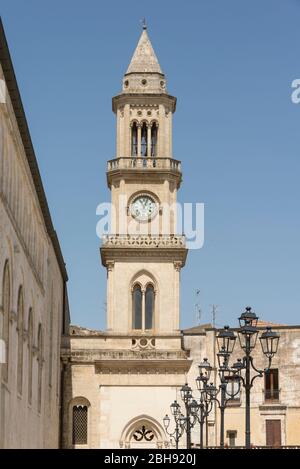 Italien, Mezzogiorno, Apulien / Puglia, Murge, Altamura, Kathedrale Santa Maria Assunta Stock Photo