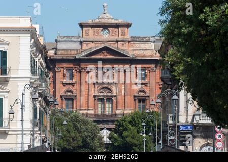 Italy, Mezzogiorno, Apulia / Puglia, Salento peninsula, Taranto / Taranto, City of the Two Seas, Old Town, Palazzo degli Uffici Stock Photo