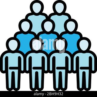 Cooperation comunity icon. Outline cooperation comunity vector icon for web design isolated on white background Stock Vector