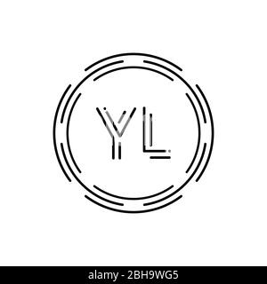 YL Logo With Geometric Shape Vector Monogram Design Template Isolated On  White Background Royalty Free SVG, Cliparts, Vectors, and Stock  Illustration. Image 175831512.