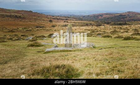Das Dartmoor in der Grafschaft Devon, England, Großbritannien Stock Photo