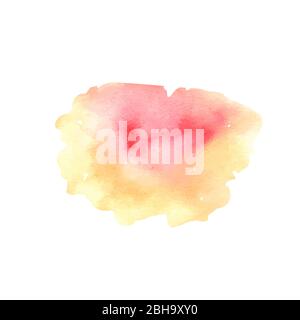 Colorfull watercolor texture. Modern graphic design. Hand drawn banner. Vector Stock Vector