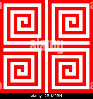 This is a illustration of Seamless Japanese pattern of ramen pattern Stock Vector