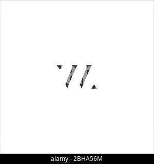 Initial letter wl logo or lw logo vector design template Stock Vector