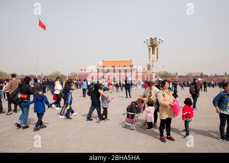 Tiananmen Square in Beijing, China Stock Photo