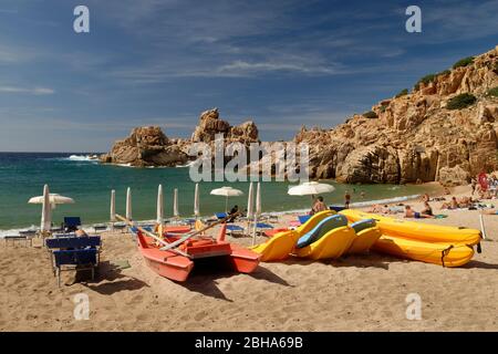 Li Cossi beach, Costa Paradiso, Olbia-Tempio province, Mediterranean Sea, Sardinia, Italy Stock Photo