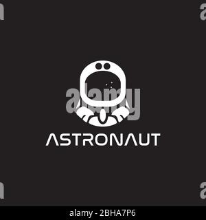 Astronaut man logo icon design vector template Stock Vector