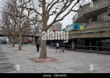 Reinforced Concrete Brutalist Architecture Brutalism at Hayward Gallery, Southbank Centre, Belvedere Rd, Bishop's, London SE1 Stock Photo