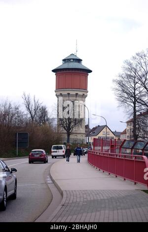 26 March 2019, Rhineland-Palatinate, Mülheim-Kärlich: The aerial ...