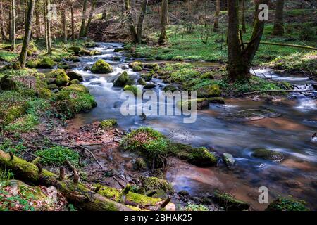 Otterbach Valley in Lower Bavaria, Oberpfalz Germany Stock Photo