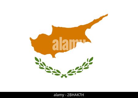 Flag of Cyprus Stock Vector