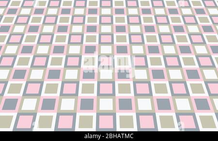 Abstract background with squares in perspective. Colorful vector illustration EPS10 Stock Vector