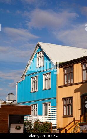 Haus; Stadt; Island; Reykjavik; Hauptstadt Stock Photo
