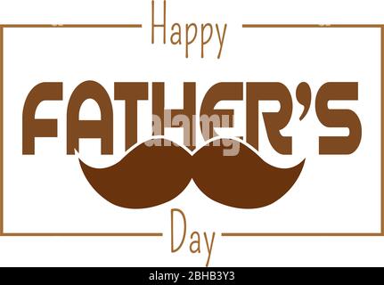 Happy fathers day banner Stock Vector