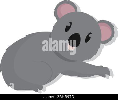Isolated cute koala cartoon Stock Vector