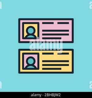 Comments. Social media concept illustration, flat design linear style banner. Vector Stock Vector