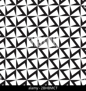 Seamless geometric abstract cross pattern Stock Vector