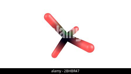 Germane is the chemical compound with the formula GeH4, and the germanium analogue of methane. It is the simplest germanium hydride and one of the mos Stock Photo