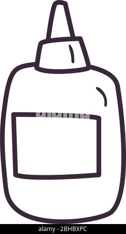 Glue Bottle Drawing - HelloArtsy