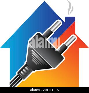 home electrical plug Stock Vector