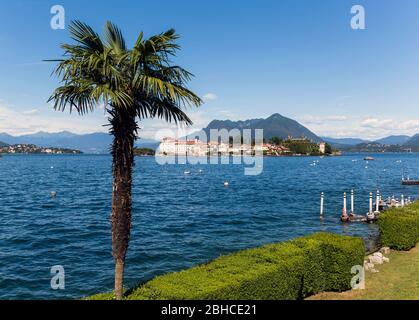 Isola Bella, one of the Borromean Islands, on Lago Maggiore, Lake Maggiore, Verbano-Cusio-Ossola Province, Piedmont, Italy. Stock Photo