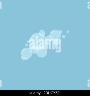 vector bubbles icon on white backround eps 10 Stock Vector