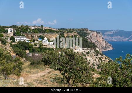 The St. George Monastery in Sevastopol in Crimea Stock Photo