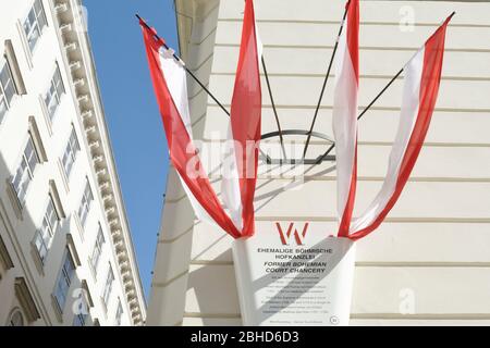 Vienna, Austria, Former Bohemian Court Chancellery Stock Photo