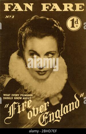 FIRE OVER ENGLAND VIVIEN LEIGH, LAURENCE OLIVIER Stock Photo - Alamy