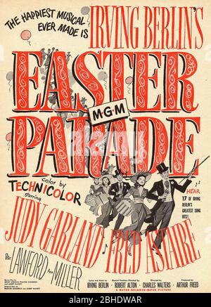 EASTER PARADE 1948 MGM film musical with Judy Garland and Fred Stock ...